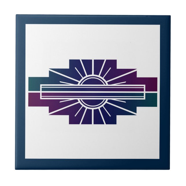 Elemento solar de deco da arte em cores escuras (Frente)