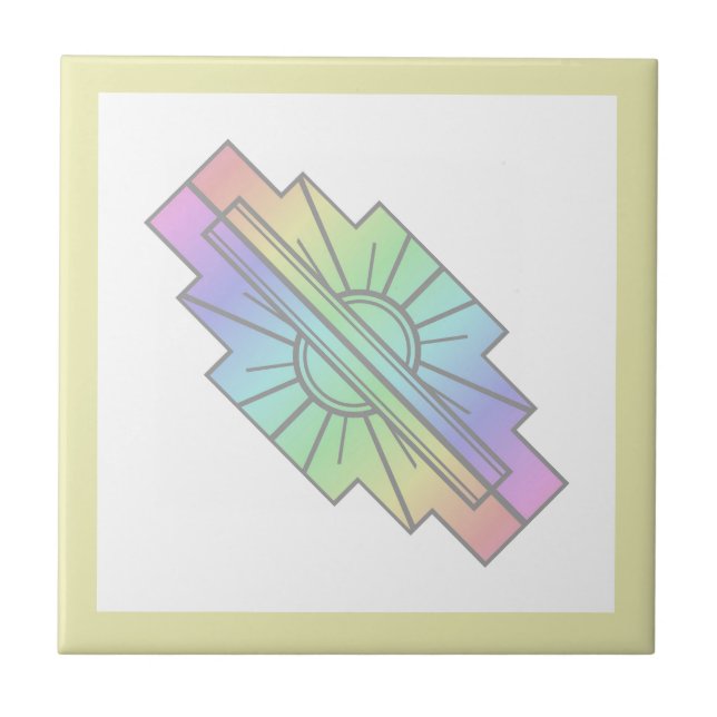 Elemento solar de deco da arte em pastos macios (Frente)