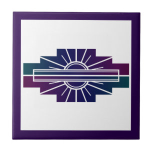 Elemento solar de deco de arte em cores escuras