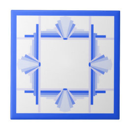 Elementos da arte em azul rico