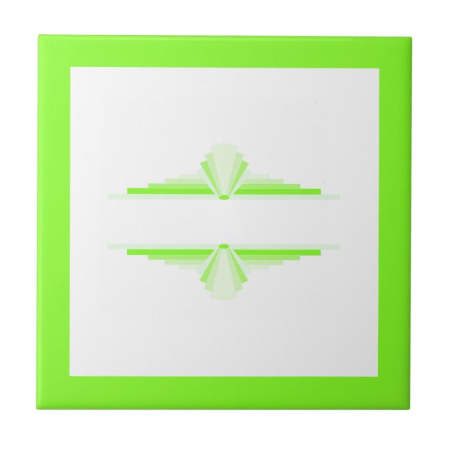 Elementos da arte em verde e limão suave (Frente)