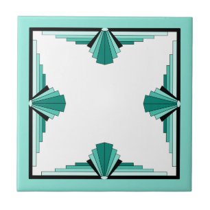 Elementos de deco da arte em verde e preto