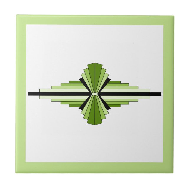 Elementos de deco da arte em verdes mosquitos (Frente)