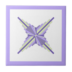 Elementos de deco de arte em limão e roxo