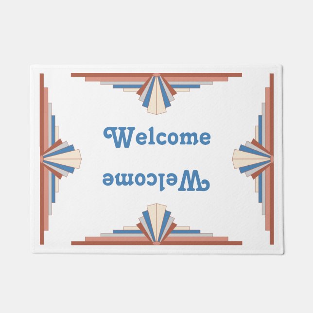 Elementos de deco de arte em ouro rosa, tapete cas (Frente)