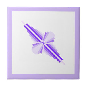 Elementos de deco de arte em roxo profundo e leve