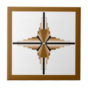 Elementos de deco de arte em tons escuros e claros