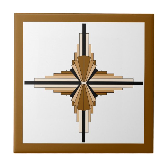 Elementos de deco de arte em tons escuros e claros (Frente)