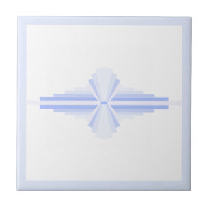 Elementos de decoração da arte em azul de girass