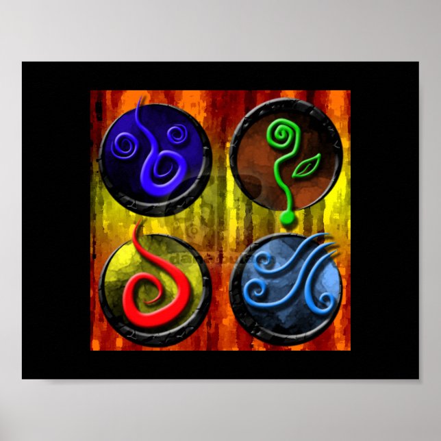 Elementos De Poster Mágica (Frente)