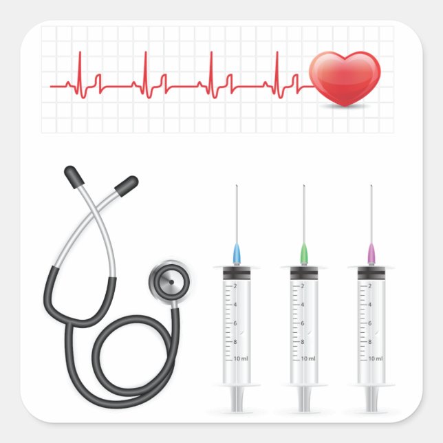 Elementos de saúde adesivos (Frente)