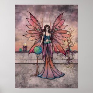 Elementos em Sync Fairy Fantasy Art Poster