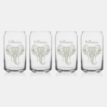 Elephant Head Olive Personalize