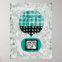 Elephant Lembrando a Arte de Poster Wall