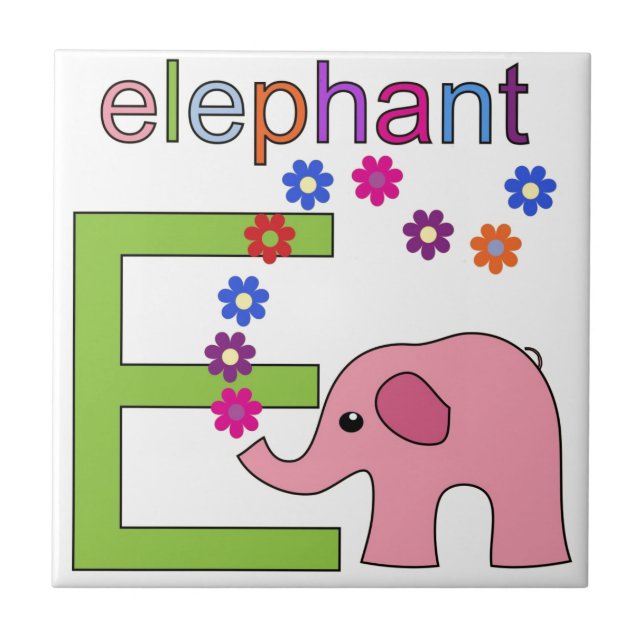 Elephant - Letra E (Frente)