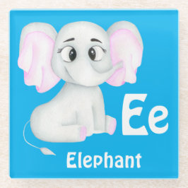 Elephant personalize ABC: Carta E - Adicione seu n