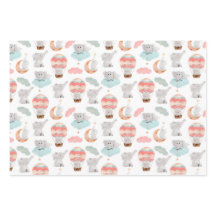 Elephants and Love Heart Pattern