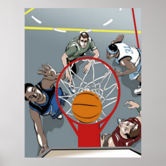 Eles estão jogando basquete - poster
