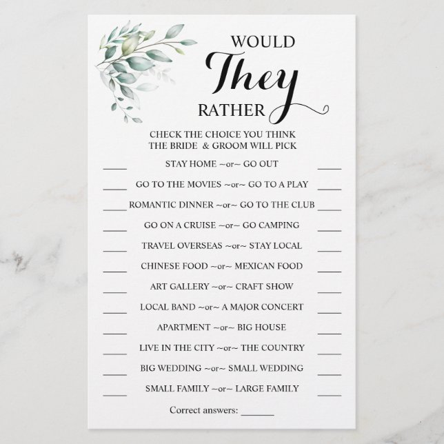 Eles Iriam Preferencialmente Cartão De Jogo De Chá (Frente)