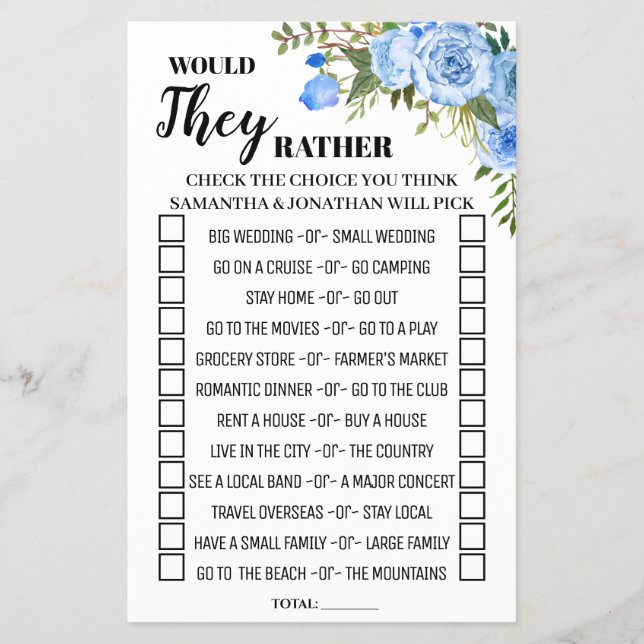 Eles poderiam preferencialmente o cartão de chá es (Frente)