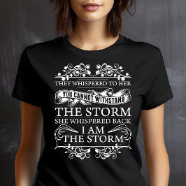 Eles sussurraram para ela Eu sou a Tempestade