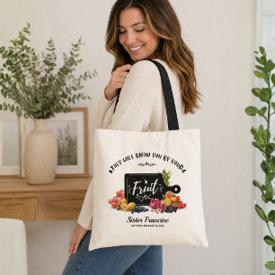 Eles Te Conhecerão Pelo Seu Fruto Bolsa Tote