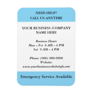 Eletricista Encanador Contato Ímã