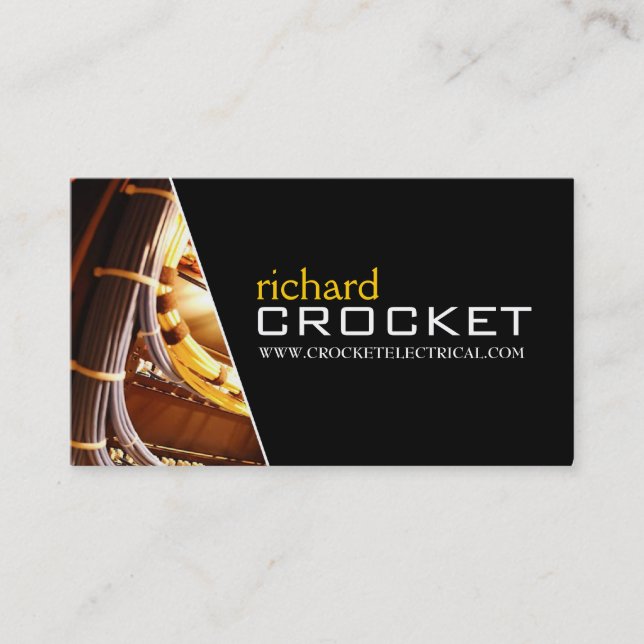 Elétrico - cartões de visitas (Frente)