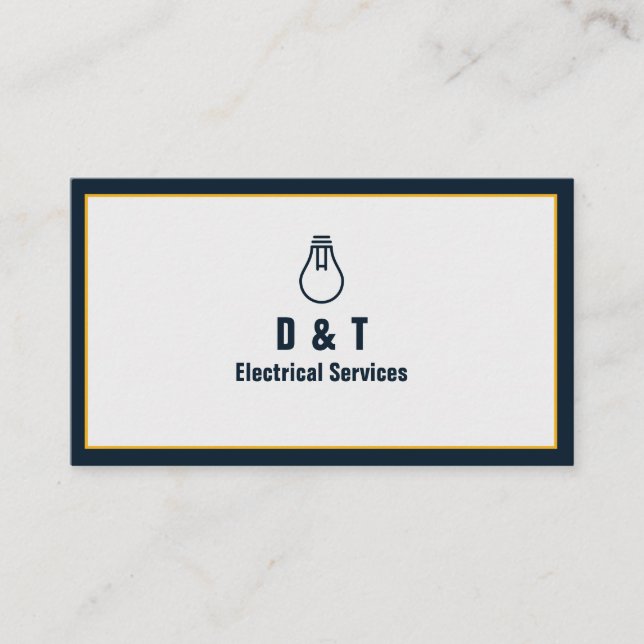 Elétrico, Eletrico, Cartão de visita de eletricida (Frente)