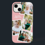 Eletrônico da família multi-fotos do na moda moder<br><div class="desc">Design de capa de telefone eletrônica da família de fotos múltipla na moda moderna. Aniversário ideal,  Natal,  dia de as mães ou design Dia de os pais. As cores podem ser alteradas.</div>