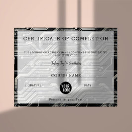 Eletrônicos e certificado de Engenheiro de conclus