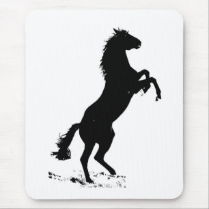 Elevando o cavalo Mousepads