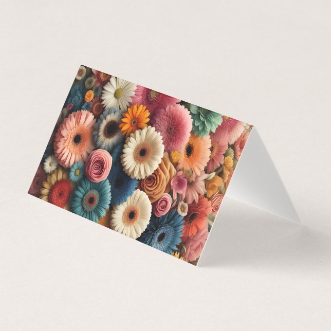 Eleve Seu Espaço Colorido Gerbera Daisy Floral (Frente)