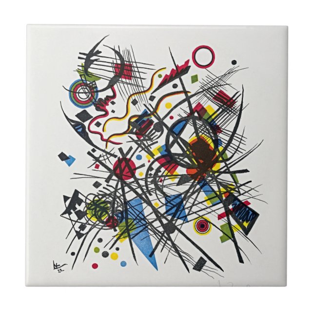 Elevem seu espaço com a magia Bauhaus de Kandinsky (Frente)