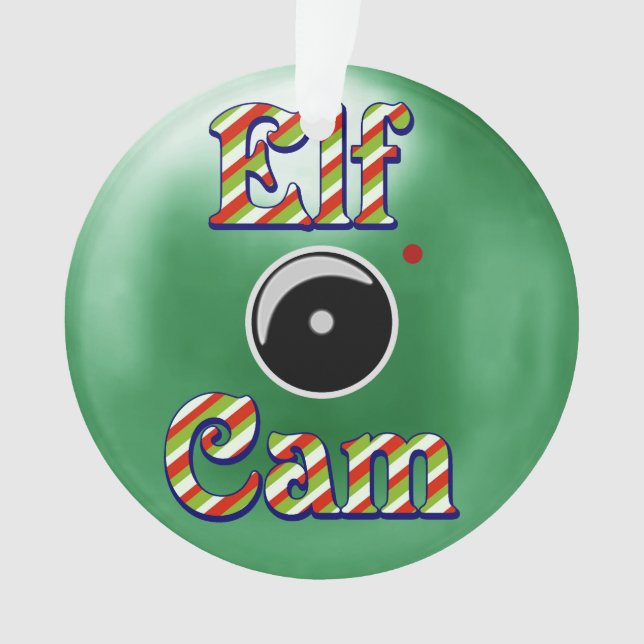 Elf Cam Enfeites de natal/Elf Camera Polo Norte (Frente)