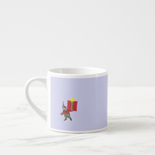 Elf com caneca espresso Red Box (Esquerda)