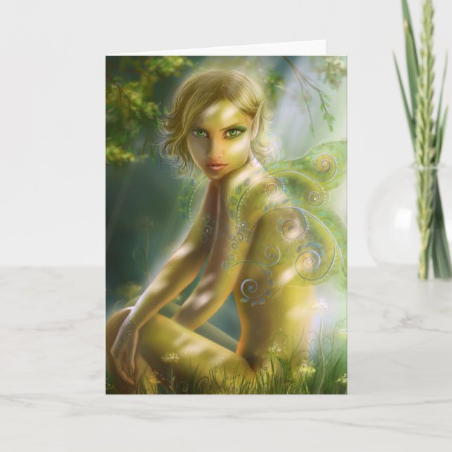 Elfo de cartão em madeira (Frente)