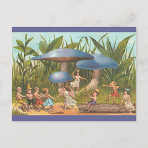 Elfos e Fadas no Cartão Postal da Terra do Cogumel