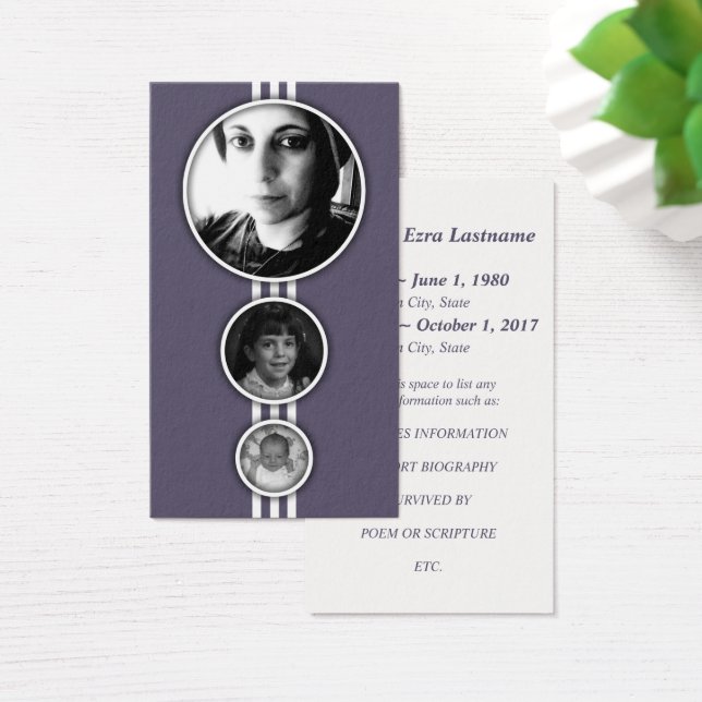 elipse cartões memoriais roxos (Mesa)