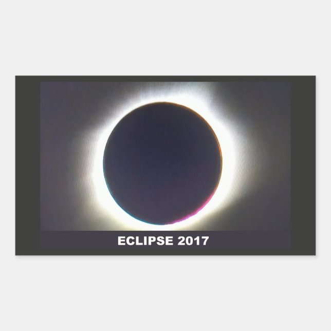 Elipse Solar Total 2017 Adesivos (Frente)