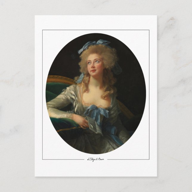 Élisabeth Vigée Le Brun #132 - Cartão postal de ar (Frente)