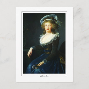 Élisabeth Vigée Le Brun #147 - Cartão postal de ar