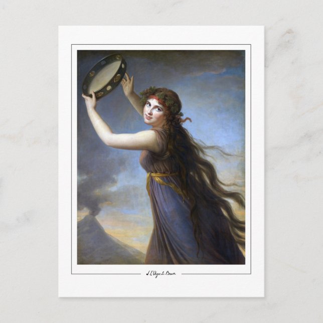 Élisabeth Vigée Le Brun #259 - Cartão postal de ar (Frente)