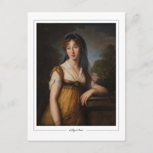 Élisabeth Vigée Le Brun #9 - Cartão postal de arte
