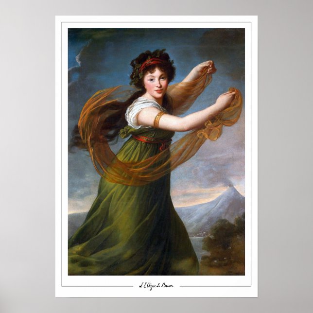 Élisabeth Vigée Le Brun Zedign Art Poster #180 (Frente)