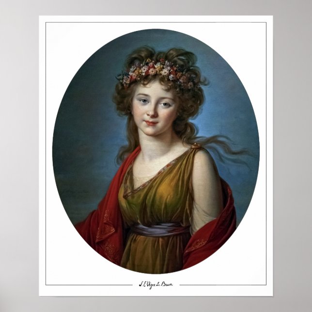 Élisabeth Vigée Le Brun Zedign Art Poster #198 (Frente)