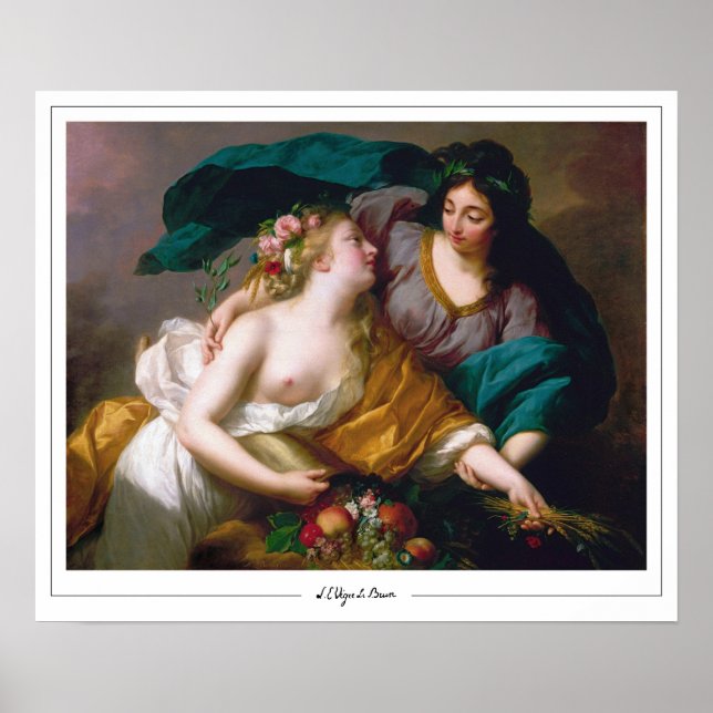 Élisabeth Vigée Le Brun Zedign Art Poster #223 (Frente)