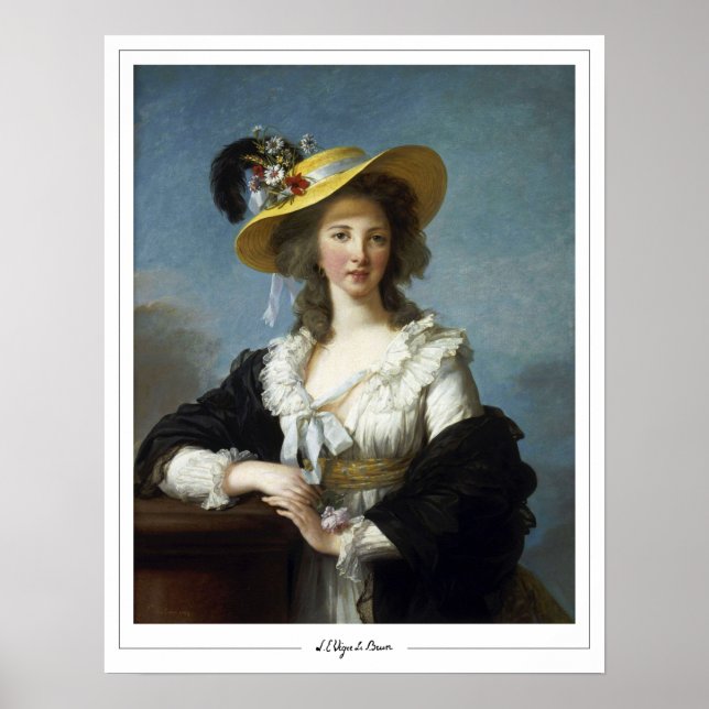 Élisabeth Vigée Le Brun Zedign Art Poster #50 (Frente)