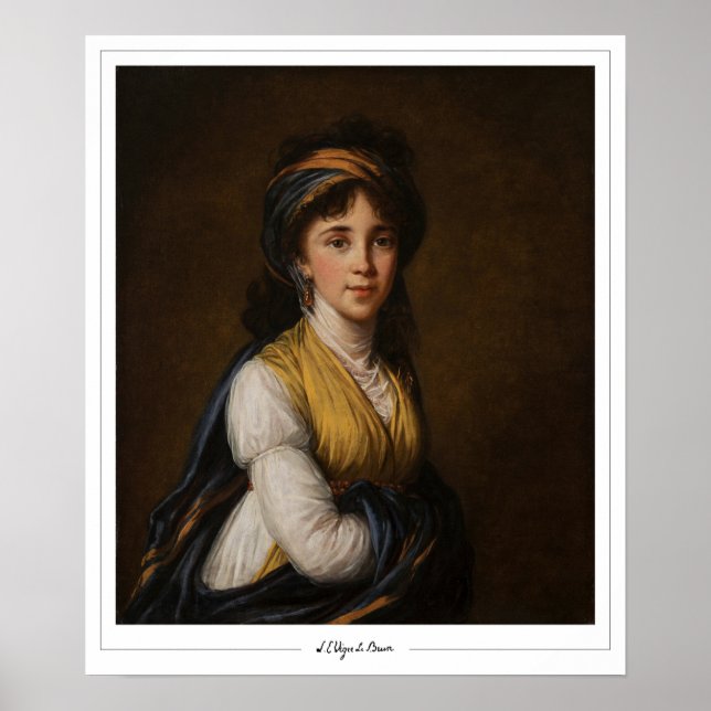 Élisabeth Vigée Le Brun Zedign Art Poster nº 1 (Frente)