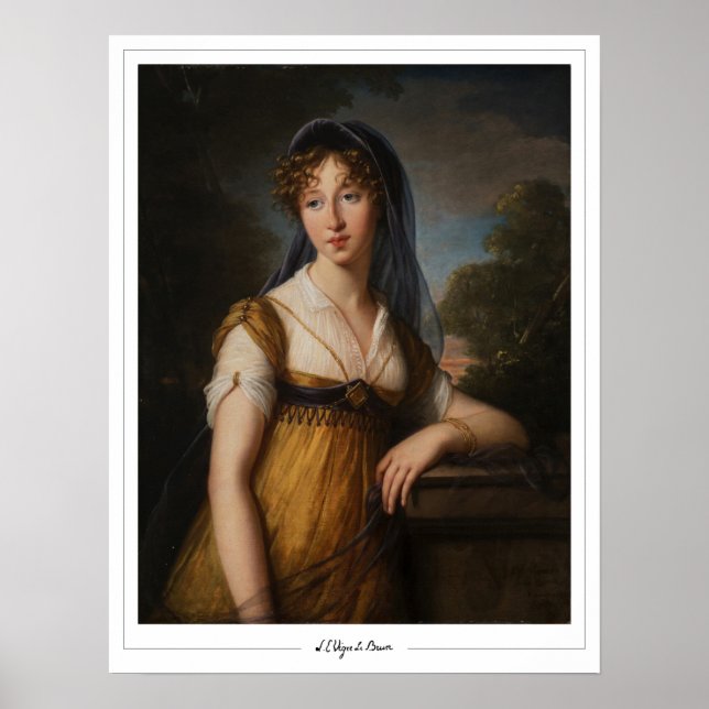 Élisabeth Vigée Le Brun Zedign Art Poster nº 9 (Frente)